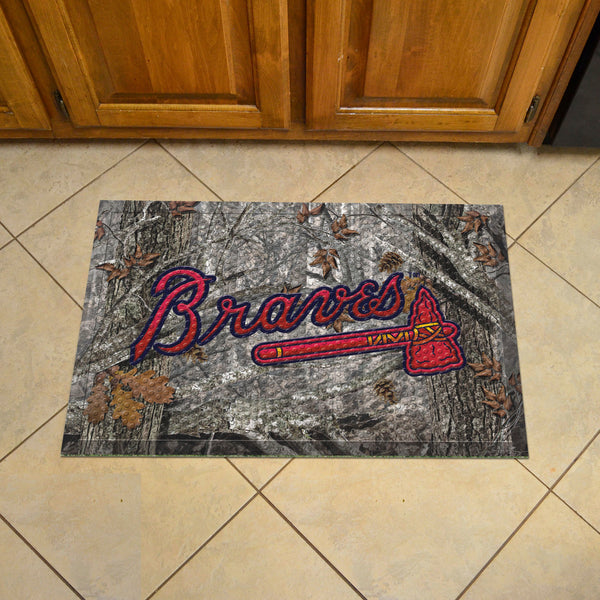 MLB - Atlanta Braves Camo Scraper Mat