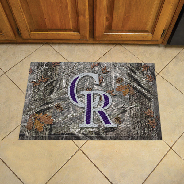 MLB - Colorado Rockies Camo Scraper Mat