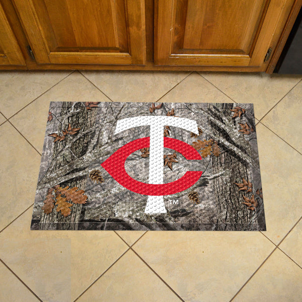 MLB - Minnesota Twins Camo Scraper Mat