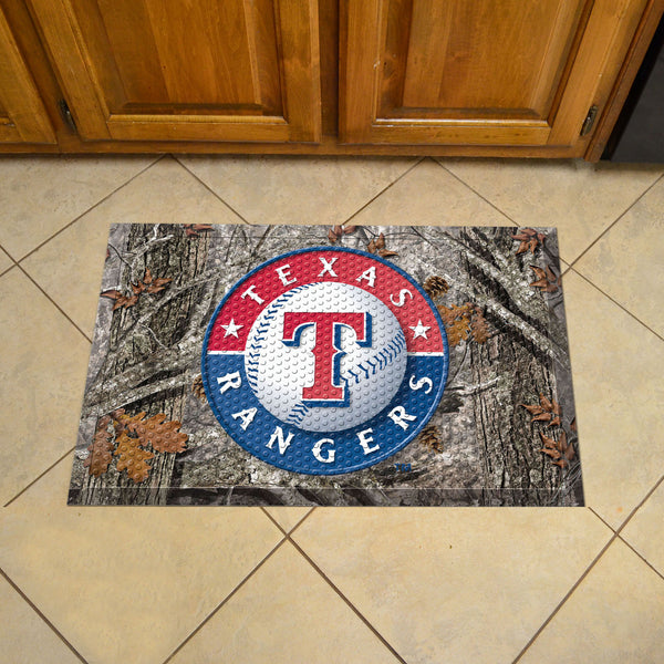 MLB - Texas Rangers Camo Scraper Mat