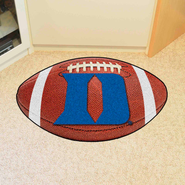 Duke University Football Mat with D logo