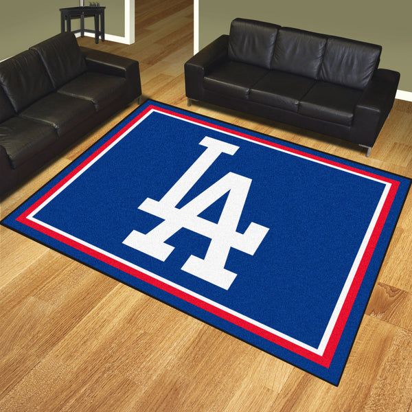 MLB - Los Angeles Dodgers 8x10 Rug with LA Logo