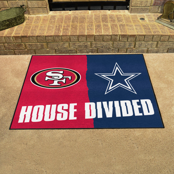 '-House Divided Mat-True Sports Fan