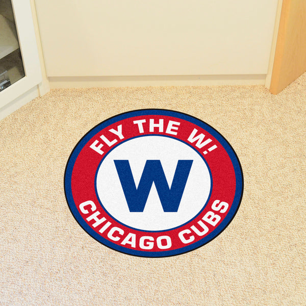 MLB - Chicago Cubs Roundel Mat with W Logo & Name