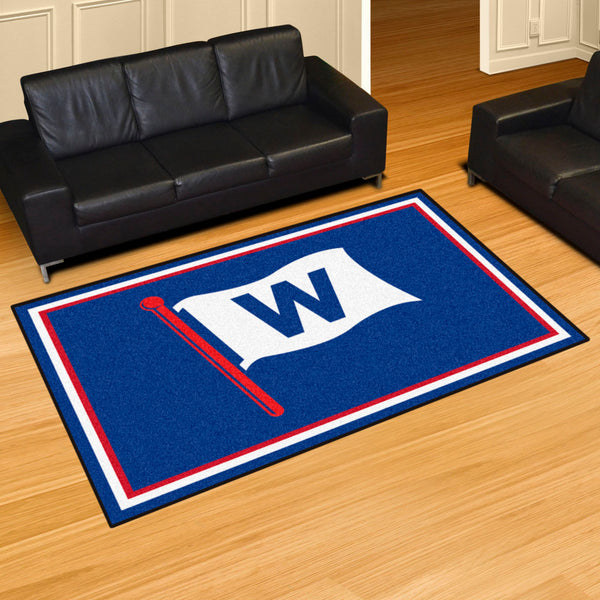 MLB - Chicago Cubs 5x8 Rug with W Logo