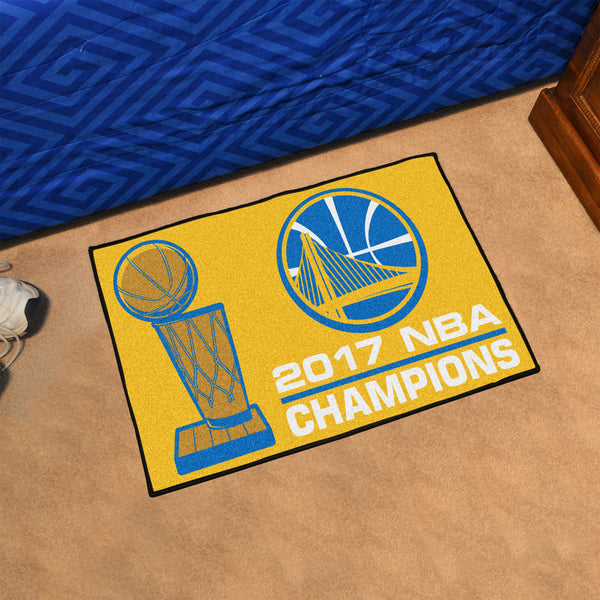 NBA - Golden State Warriors Starter Mat with 2017 NBA Champions Logo