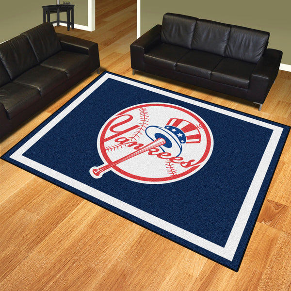 MLB - New York Yankees 8x10 Rug with Yankees logo