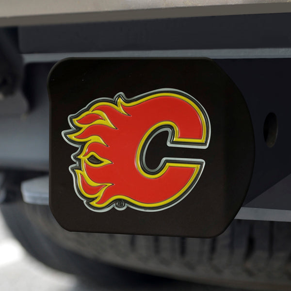 NHL - Calgary Flames Color Hitch Cover - Black