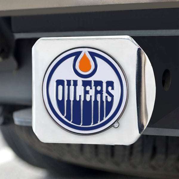 NHL - Edmonton Oilers Color Hitch Cover - Chrome