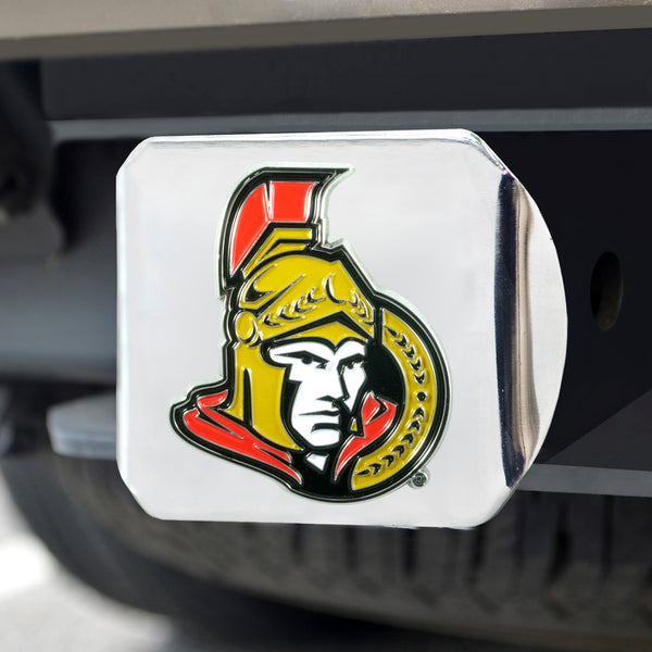 NHL - Ottawa Senators Color Hitch Cover - Chrome