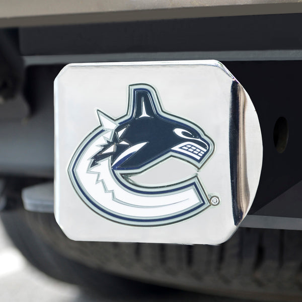 NHL - Vancouver Canucks Color Hitch Cover - Chrome