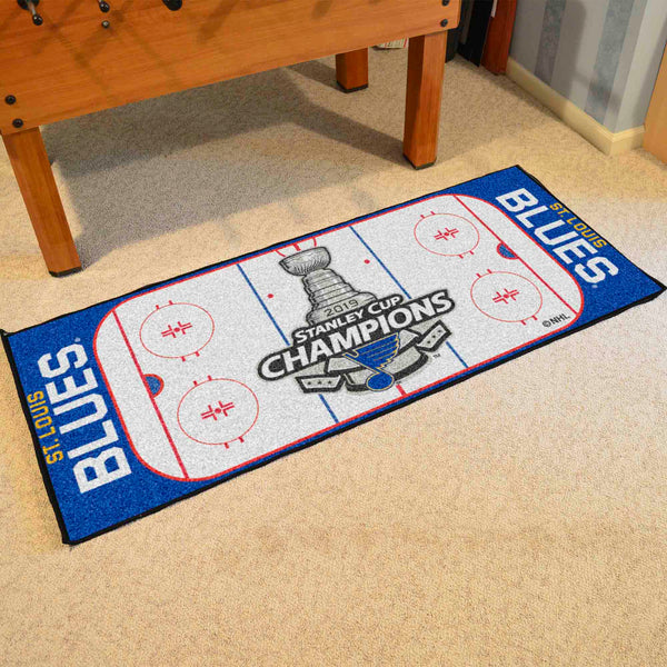 NHL - St. Louis Blues Rink Runner with 2019 Stanley Cup Champions Logo