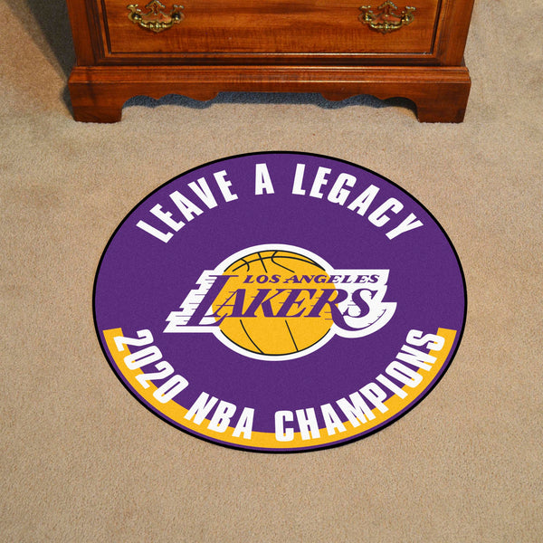 NBA - Los Angeles Lakers Basketball Mat with 2020 NBA Champions Logo 