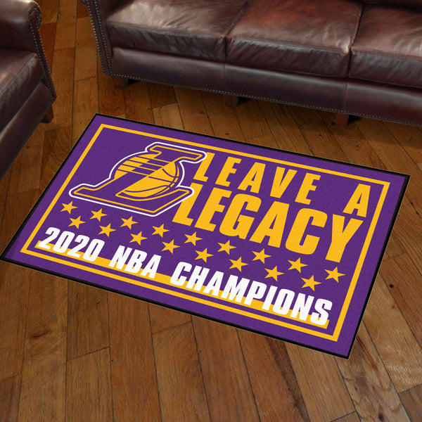 NBA - Los Angeles Lakers 3x5 Rug with 2020 NBA Champions Logo 