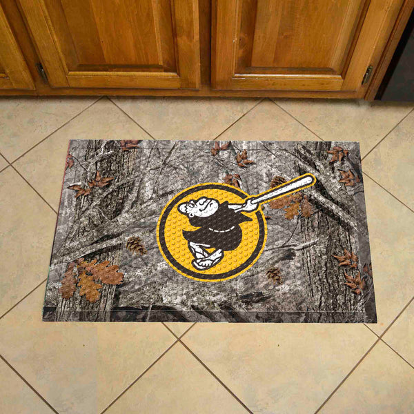 MLB - San Diego Padres Camo Scraper Mat with Symbol Logo