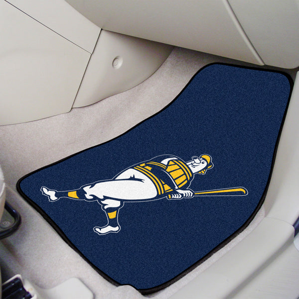 MLB - Milwaukee Brewers 2-pc Carpet Car Mat Set with MB Mascot Logo