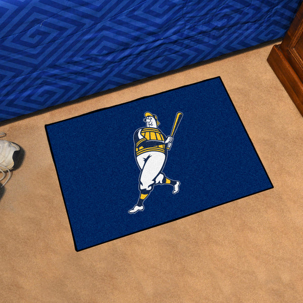 MLB - Milwaukee Brewers Starter Mat with MB Mascot Logo