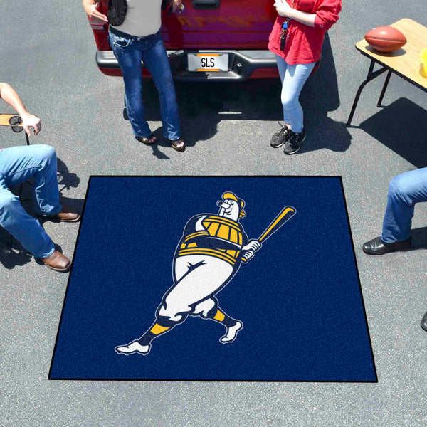 MLB - Milwaukee Brewers Tailgater Mat with MB Mascot Logo