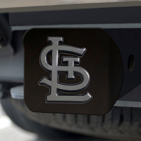 MLB - St. Louis Cardinals Hitch Cover - Black with St. L Logo