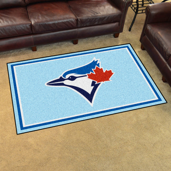 MLB - Toronto Blue Jays 4x6 Rug with Symbol Logo