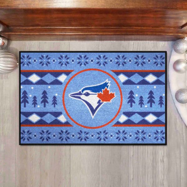 MLB - Toronto Blue Jays Starter Mat - Holiday Sweater