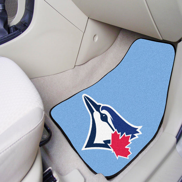 MLB - Toronto Blue Jays 2-pc Carpet Car Mat Set with Symbol Logo