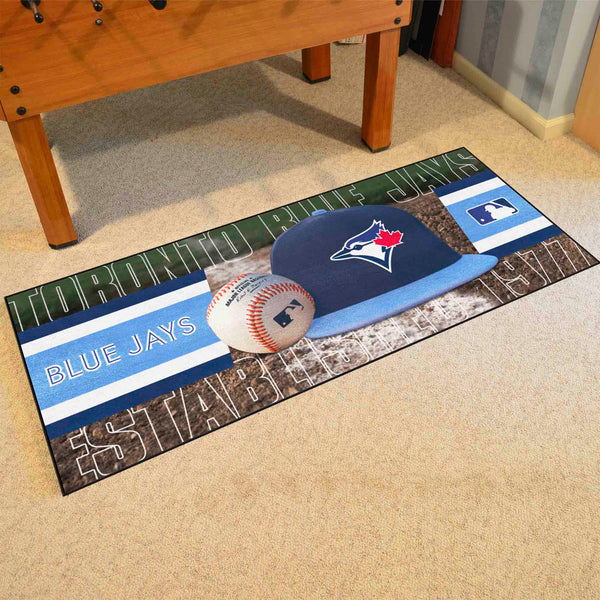 MLB - Toronto Blue Jays Baseball Runner with Symbol Logo