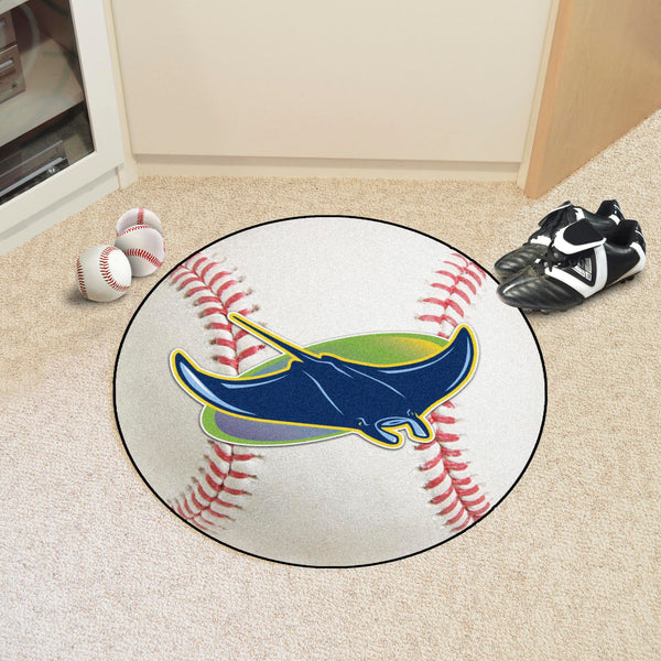 MLB - Tampa Bay Rays Baseball Mat with Symbol Logo