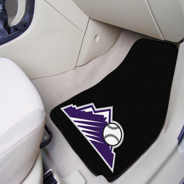 MLB - Colorado Rockies 2-pc Carpet Car Mat Set with Symbol Logo