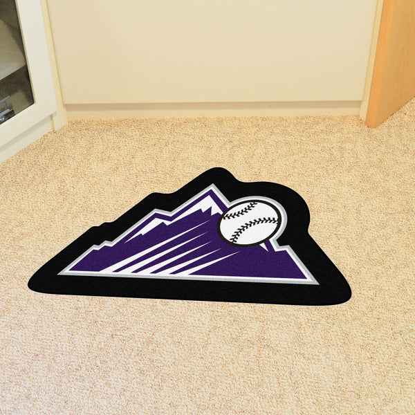 MLB - Colorado Rockies Mascot Mat with Symbol Logo