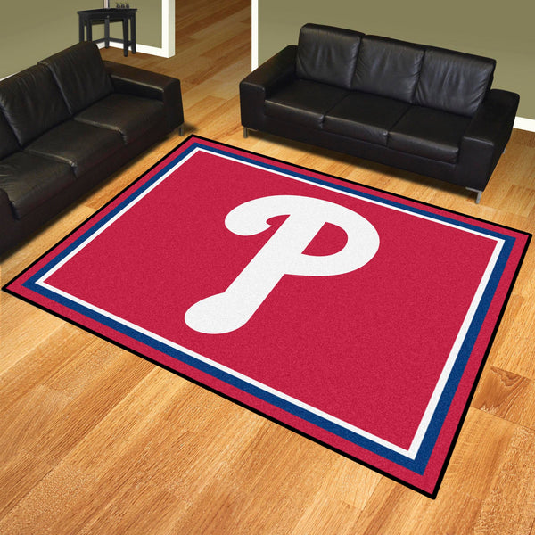 MLB - Philadelphia Phillies 8x10 Rug with P Logo
