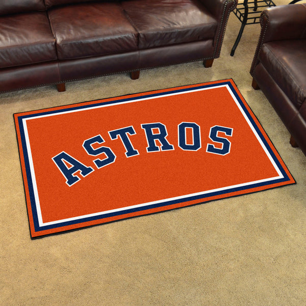 MLB - Houston Astros 4x6 Rug with Astros Logo