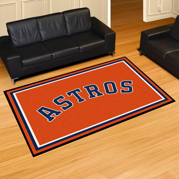 MLB - Houston Astros 5x8 Rug with Astros Logo