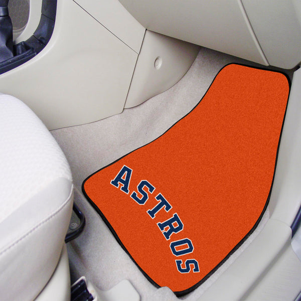 MLB - Houston Astros 2-pc Carpet Car Mat Set with Astros Logo