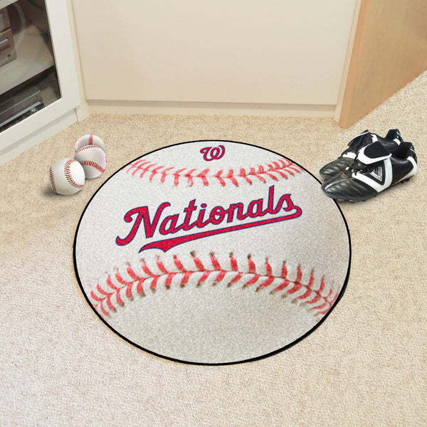 MLB - Washington Nationals Baseball Mat with Nationals Logo