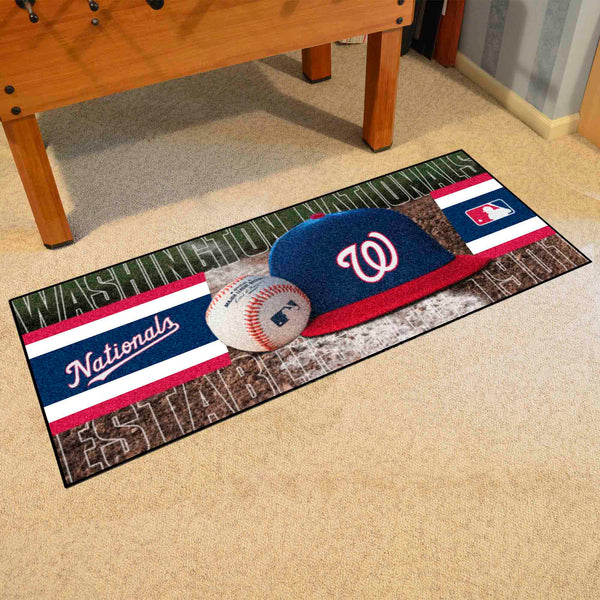 MLB - Washington Nationals Baseball Runner with Nationals Logo