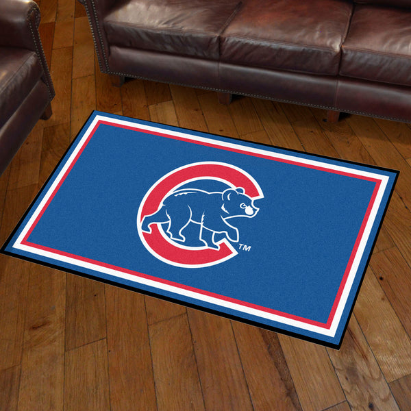 MLB - Chicago Cubs 3x5 Rug with Cubs Logo