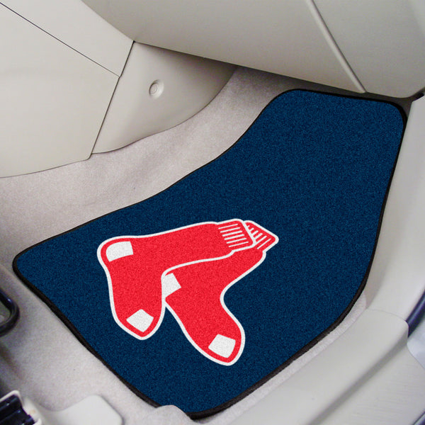 MLB - Boston Red Sox 2-pc Carpet Car Mat Set with Sox Logo