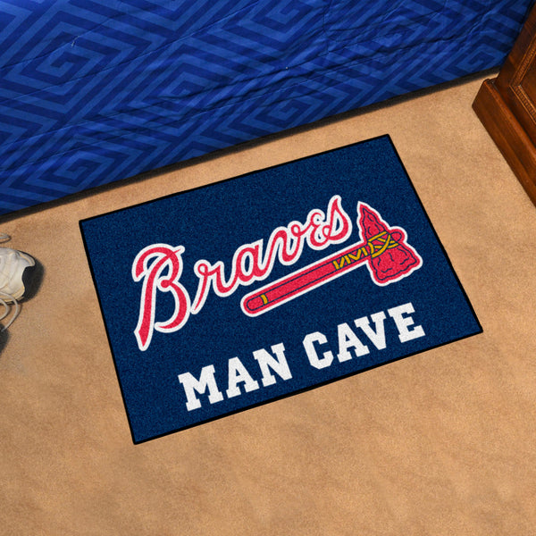 MLB - Atlanta Braves Man Cave Starter with AB Symbol Logo