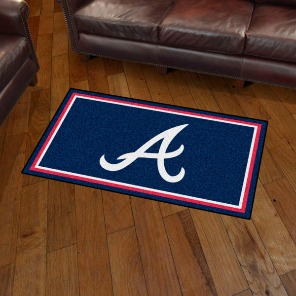 MLB - Atlanta Braves 3x5 Rug with A Logo