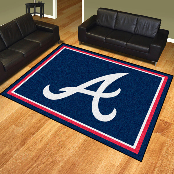 MLB - Atlanta Braves 8x10 Rug with A Logo