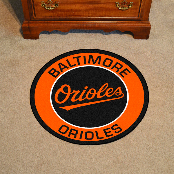 MLB - Baltimore Orioles Roundel Mat with BO Name Logo