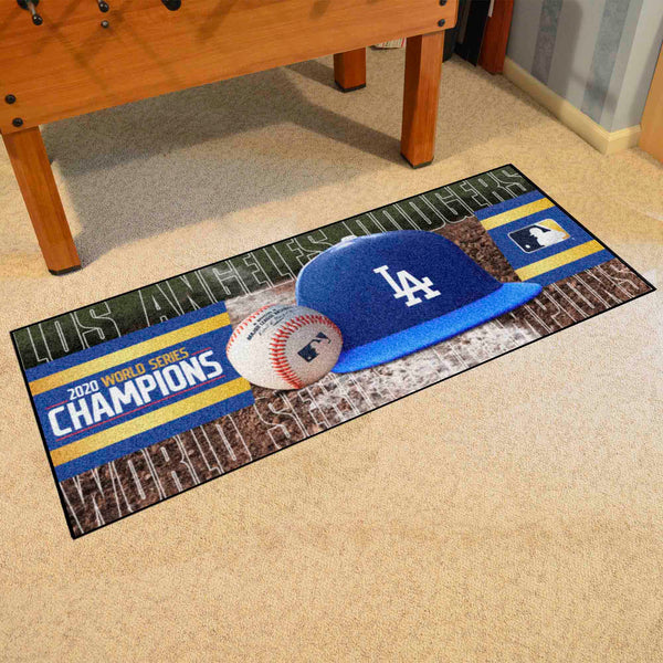 MLB - Los Angeles Dodgers Baseball Runner with World Series Champions 2015 KC Logo