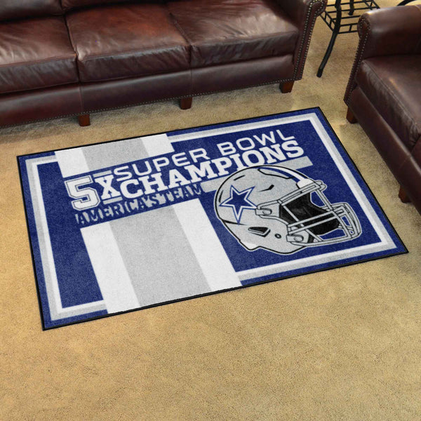 NFL - Dallas Cowboys Dynasty 4x6 Rug