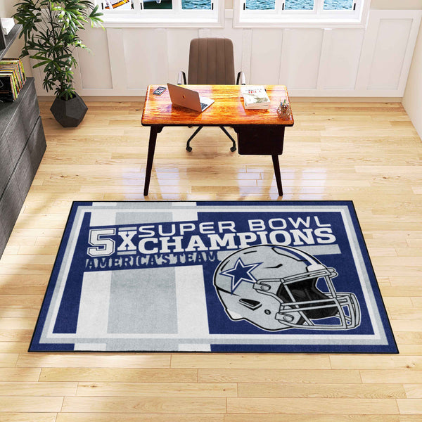 NFL - Dallas Cowboys Dynasty 5x8 Rug