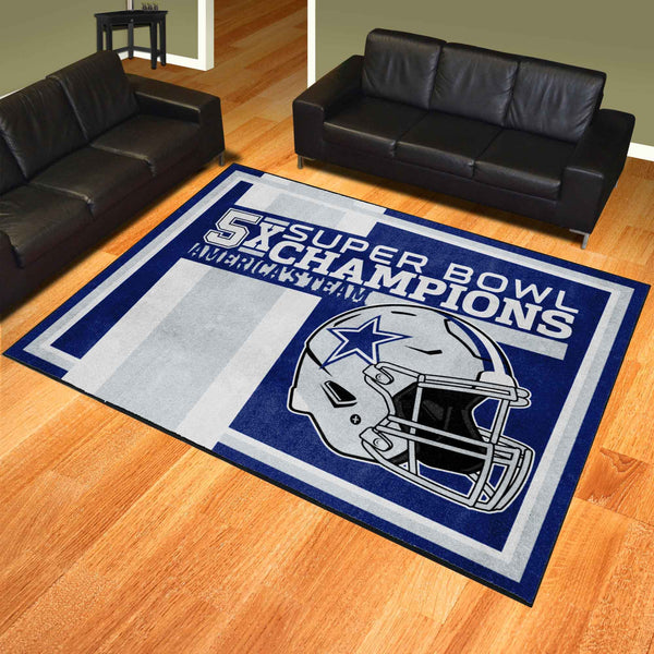 NFL - Dallas Cowboys Dynasty 8x10 Rug