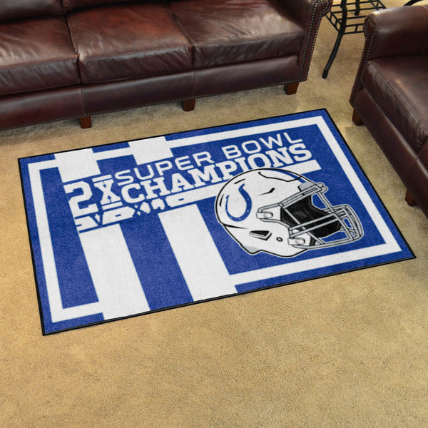 NFL - Indianapolis Colts Dynasty 4x6 Rug