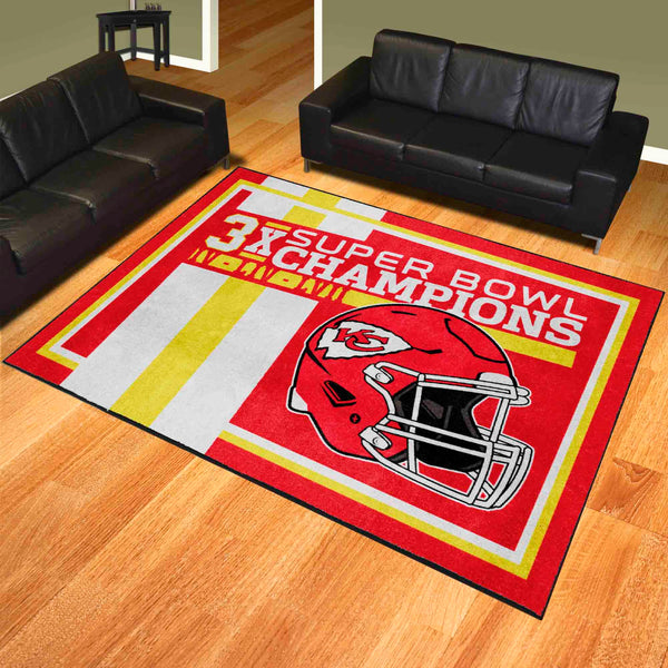 NFL - Kansas City Chiefs Dynasty 8x10 Rug