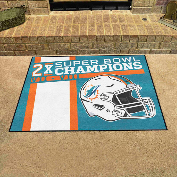 NFL - Miami Dolphins Dynasty All-Star Mat