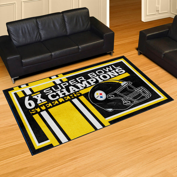 NFL - Pittsburgh Steelers Dynasty 5x8 Rug